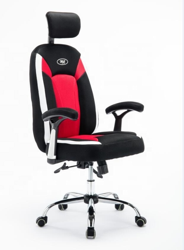 2024 Modern red office computer chair red pu leather gaming chair racing chair for gamer