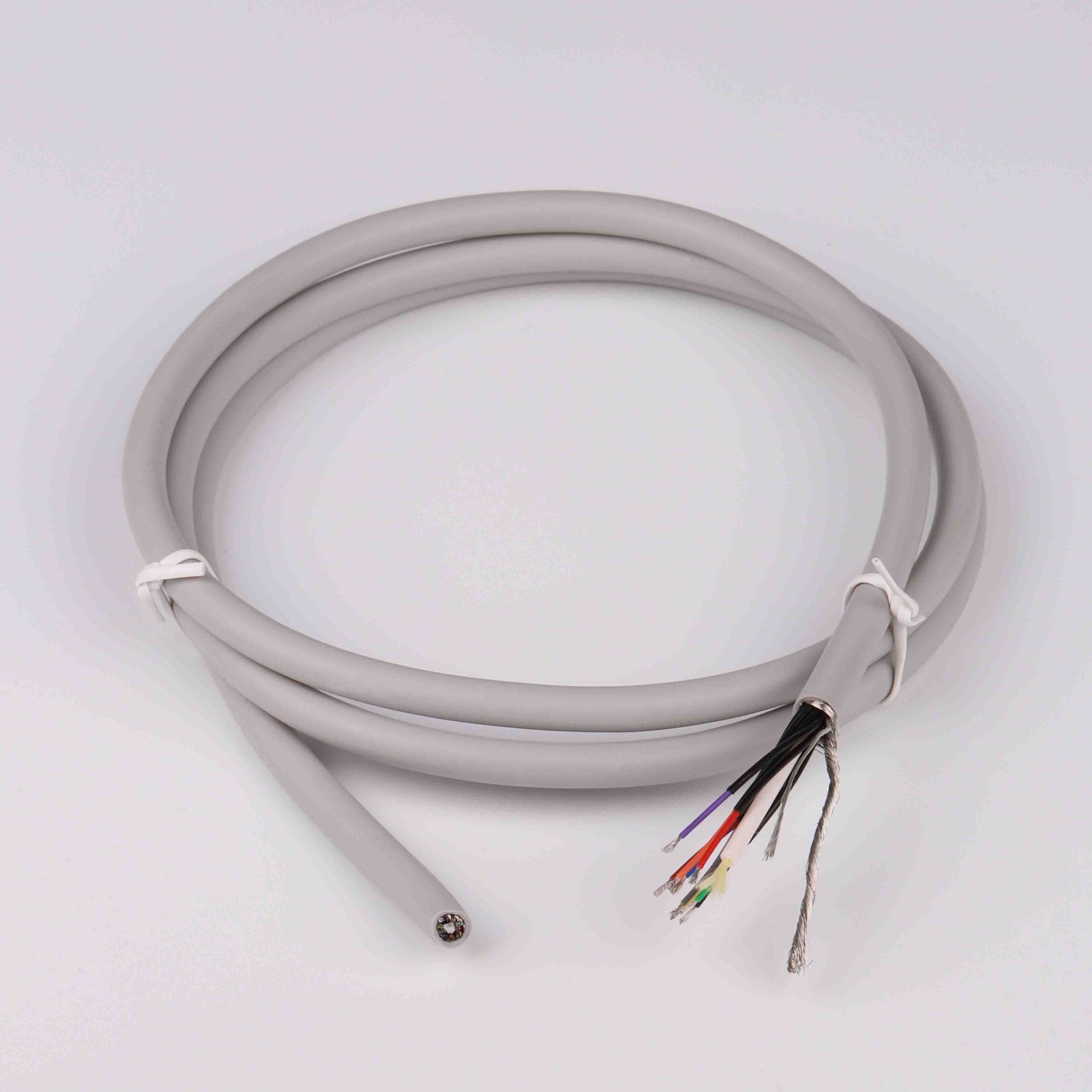 Shielding electrode 4.0  6.0 mm ECG/EKG cable Tens lead wire with many colors for ecg machine