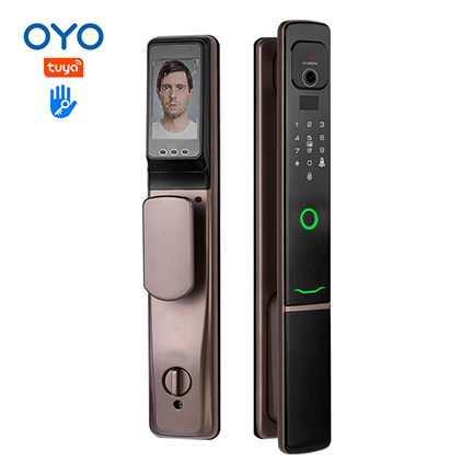 OYO Electronic Keyless Finger-Print Smart Locks Password Digital Fingerprint Door Handle Lock with Code and Key for Home