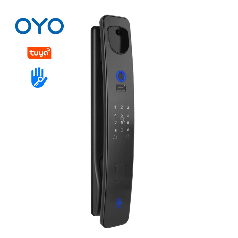 OYO Tuya Smart Lock Automatic Biometric Lock Rfid IC Card Wifi APP Combination Home Security Fingerprint Lock