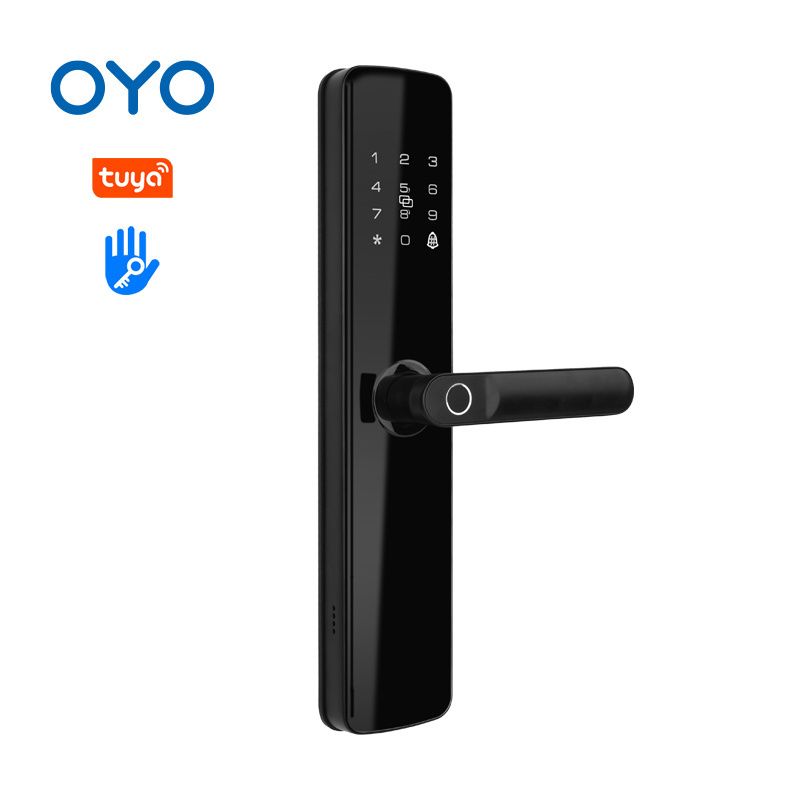 OYO Remote Control Door Safety Usb Port Lock Latest Model Smart Home App Wifi Smart Door Lock With Fingerprint Tuya Smart Lock