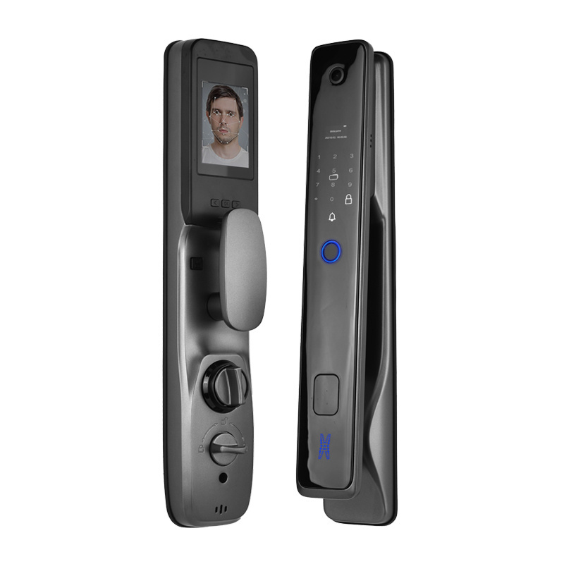 OYO  Commercial Building wireless fingerprint door lock 3D Face Unlock Recognition Fingerprint Lock For Aluminum Door