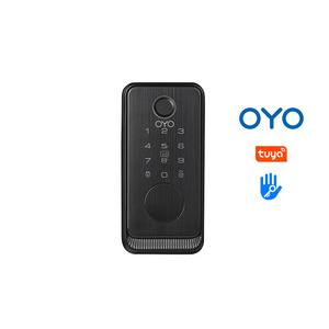 OYO Stylish Security Fingerprint Electronic Lock of High Quality Smart Outdoor Lock Of Easy Installation  For Front door