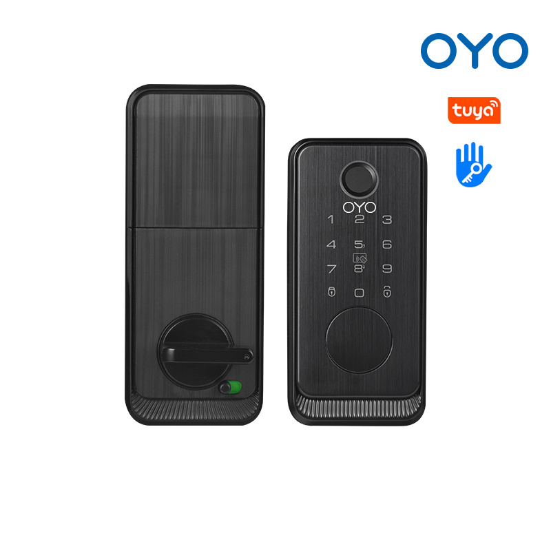 OYO Stylish Security Fingerprint Electronic Lock of High Quality Smart Outdoor Lock Of Easy Installation  For Front door