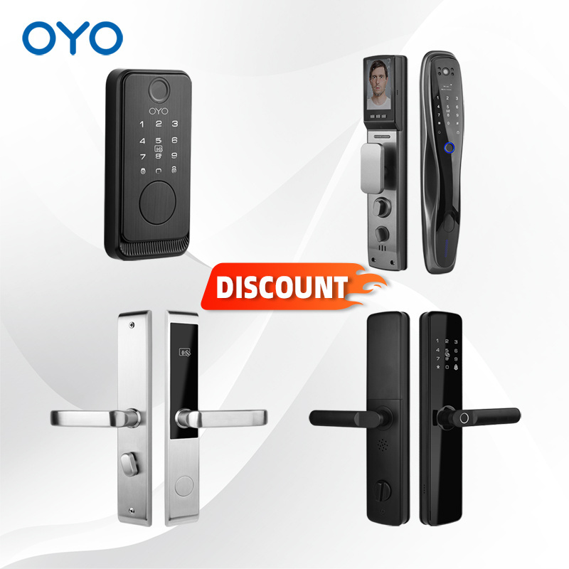 OYO Personalized Design Door Lock For wooden Door keyless biometric outdoor Electronic password app fingerprint smart door loc