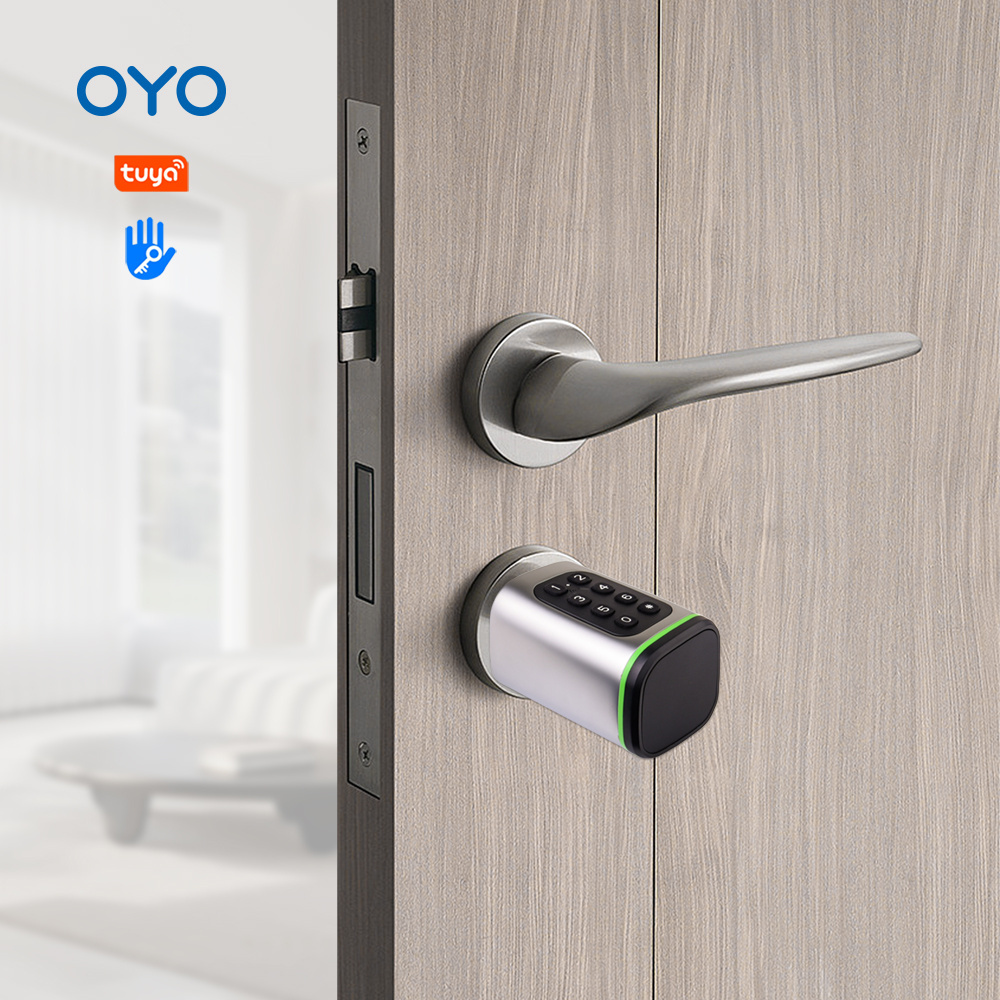 OYO euro Tuya Smart Lock Home Security electric waterproof Door Lock With WiFi APP Password  electronic lock cylinder