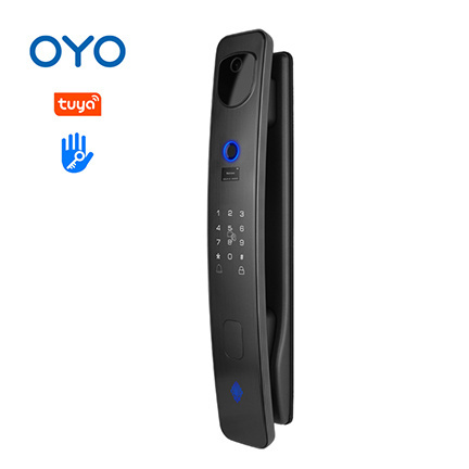 OYO Keyless Home Intelligente Gate Lock Battery Door Handle With Fingerprint Smart Door Lock with wifi