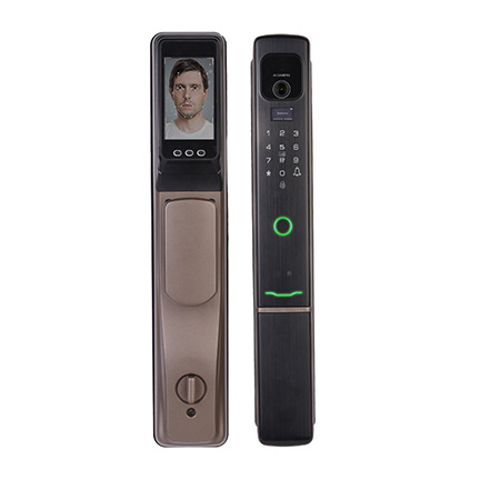 OYO Customize security With 3D Face Recognition Fingerprint Electronic Lock smart door Lock For Sliding Door