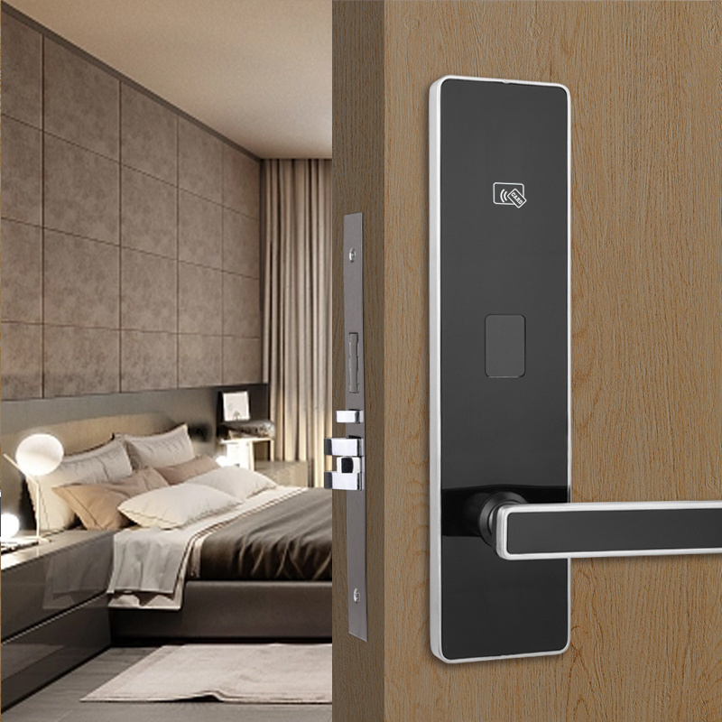 OYO Hotel Lock Stylish Intelligente Handle Statlock Electronic Magnetic Operated Smart Card Door Lock