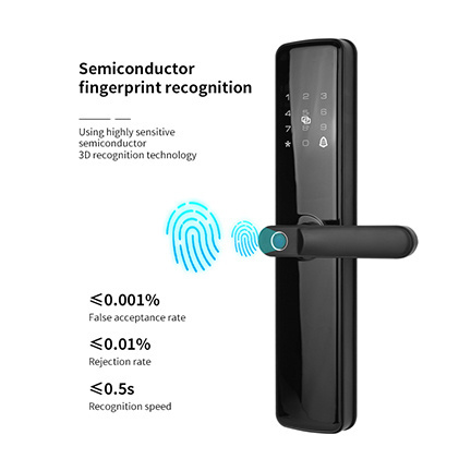 OYO Security outdoor Waterproof Lock Biometric Intelligent ttlock with key aluminium door fingerprint smart door lock