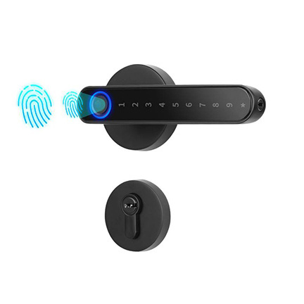 OYO New Upgrade Waterproof Outdoor code password biometric fingerprint Handle digital keyless Smart Door Lock