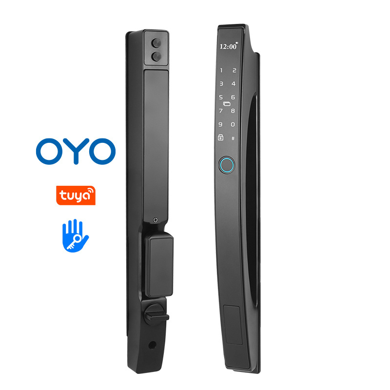 OYO Personalized Design Fingerprint Door Lock High Security Smart Home Lock waterproof outdoor For Aluminium Door