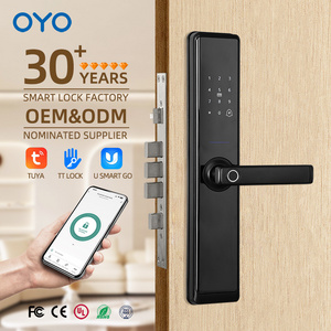 OYO Password Apartment Room Smart Lock Electronic Handle Digital Tuya Ttlock Cerraduras Inteligentes Fingerprint Door Lock