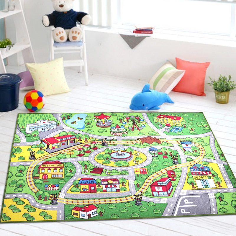 Kids Rug Waterproof Baby Play Mats For Children Soft Floor Kids Carpet Living Room Puzzle Developing Crawling Pad Toys