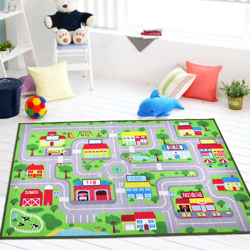 Kids Rug Waterproof Baby Play Mats For Children Soft Floor Kids Carpet Living Room Puzzle Developing Crawling Pad Toys