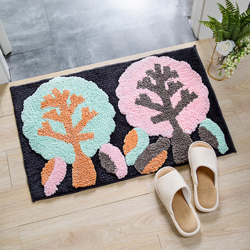 Super absorbent  Bathroom Set Anti-slip Carpets And Rugs Digital Door Mat  Wholesale Area Rugs For Bathroom