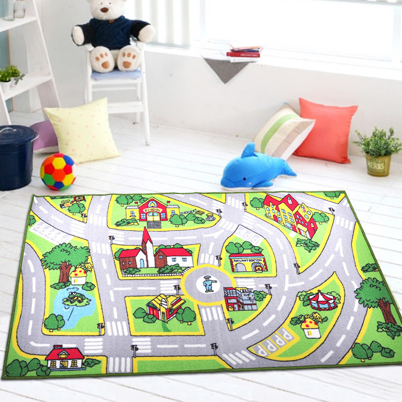 Kids Rug Waterproof Baby Play Mats For Children Soft Floor Kids Carpet Living Room Puzzle Developing Crawling Pad Toys