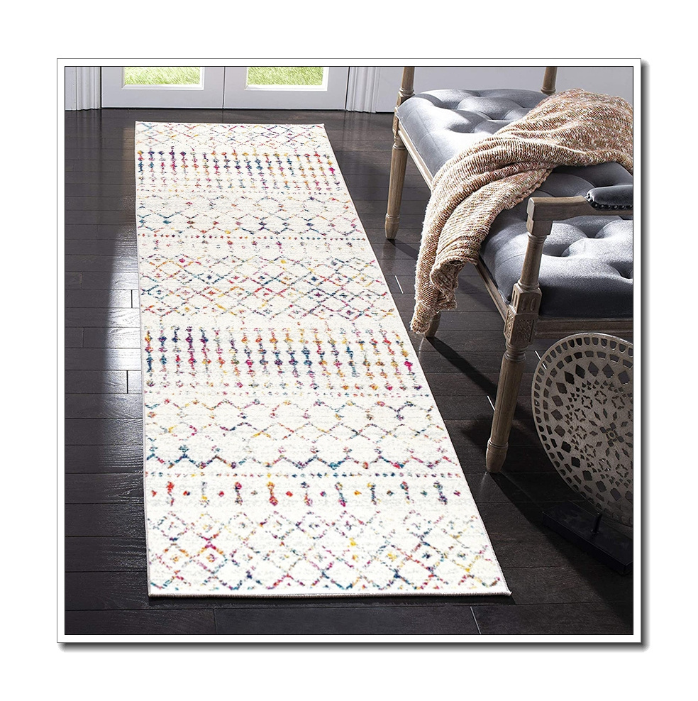 High quality and hot sale Washable living room Floor mat anti slip soft center Hallway Carpets Area Runner Rug