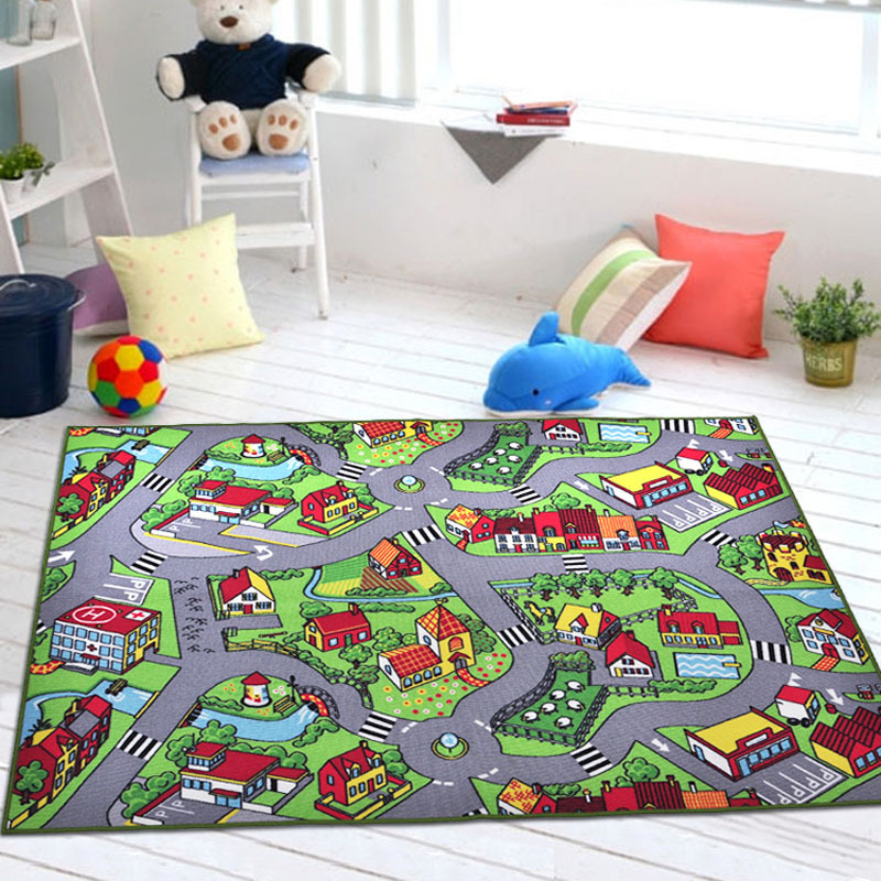 Kids Rug Waterproof Baby Play Mats For Children Soft Floor Kids Carpet Living Room Puzzle Developing Crawling Pad Toys