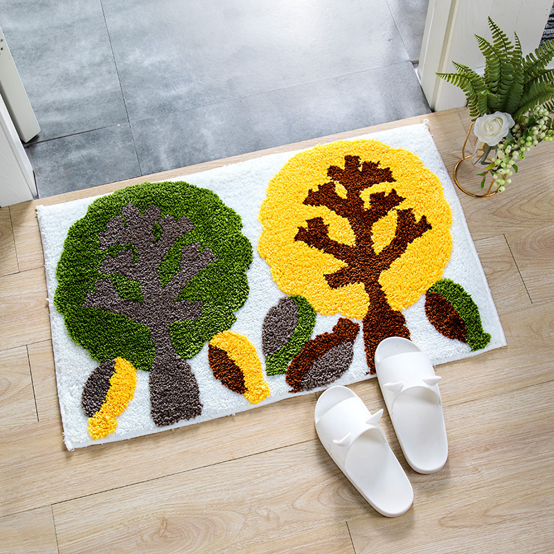 Super absorbent  Bathroom Set Anti-slip Carpets And Rugs Digital Door Mat  Wholesale Area Rugs For Bathroom