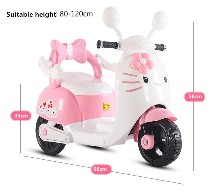 Pink 6V Rechargeable baby toys car child electric moto kids electric motorbike for girls/Kids Electric Motorcycle