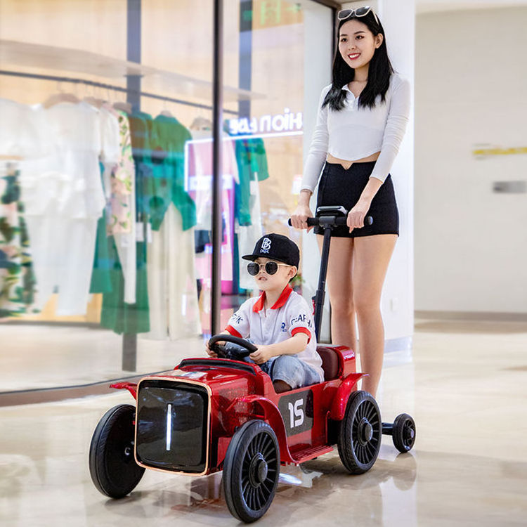 Hot sale kids electric car toy for sale 12V kids ride on tractor with trailer children electric ride on car remote control