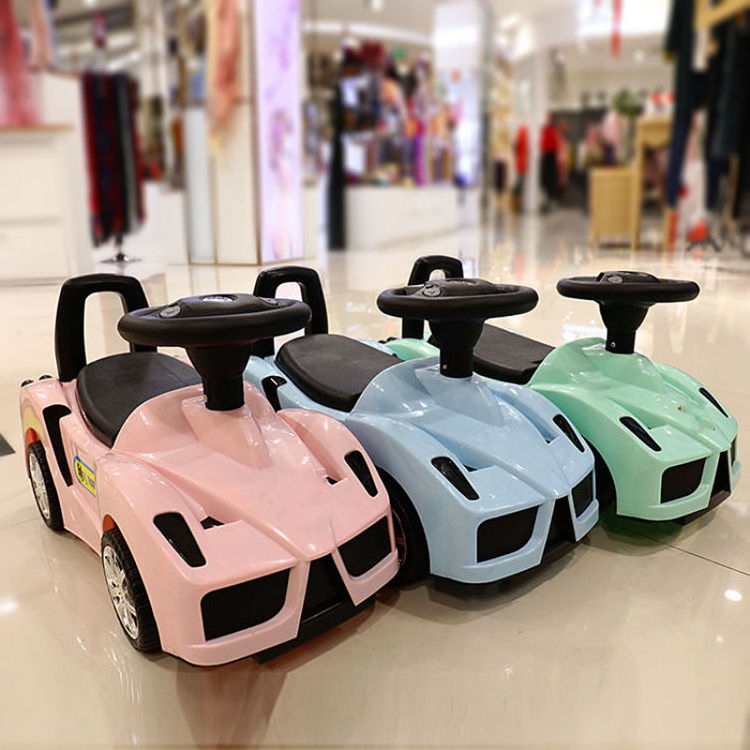 2023 Toys Cartoon Toy Cars For Kids to Drive Steering Wheel Ride On Baby Car children's mini four-wheelers with storage boxes