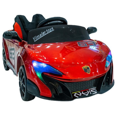 Wholesale children's electric car four-wheel sittable person with remote control music toy car