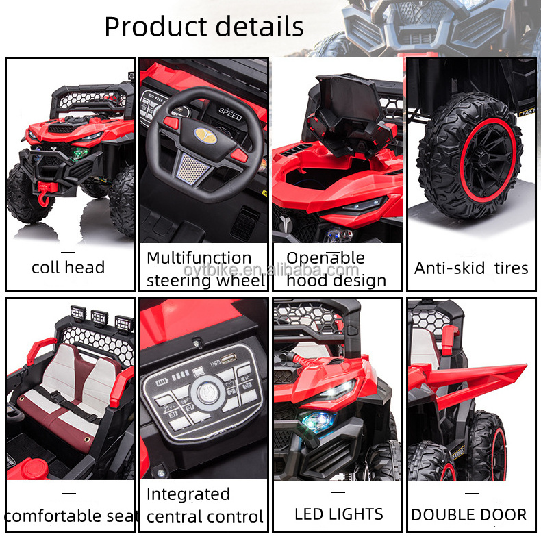 Wholesale 12V baby car ride on cars UTV Kids Ride On Toys ATV Electric Car Kids for Sale