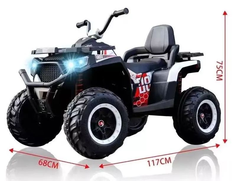 Wholesale Big Wheels 12V Kids quad Children Electric Motorcycle Power Battery Music Light Ride On Car ATV