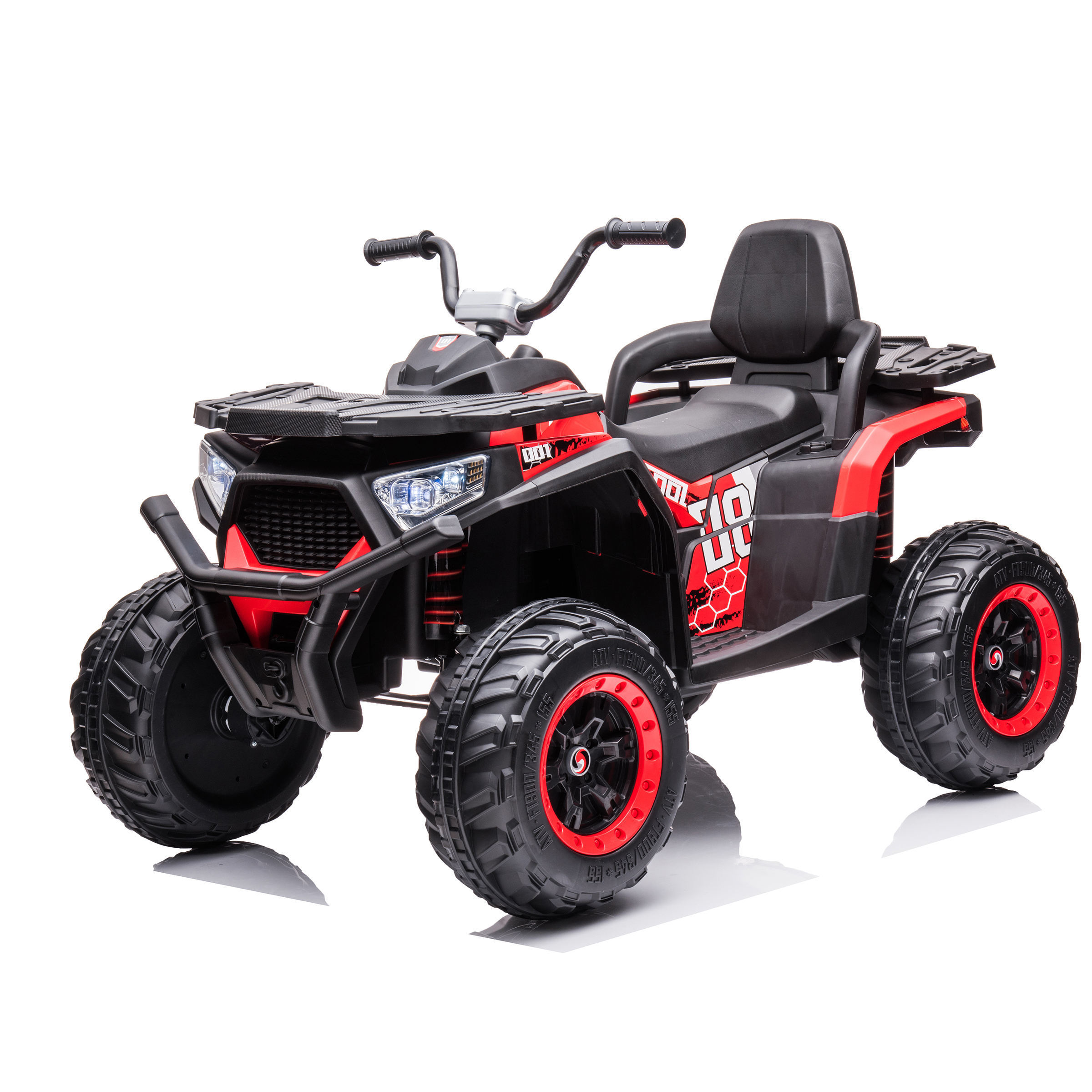 Wholesale Big Wheels 12V Kids quad Children Electric Motorcycle Power Battery Music Light Ride On Car ATV