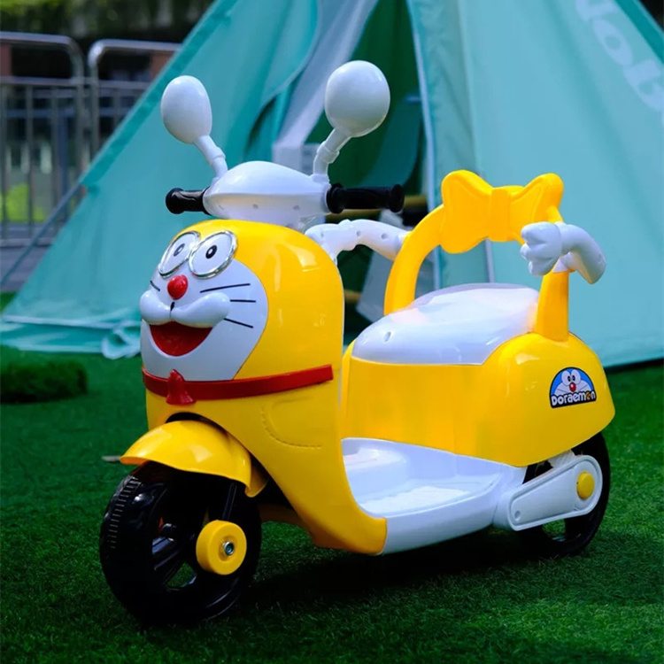 6V plastic kids electric motor car toy with light and musics Baby battery operated motorcycle