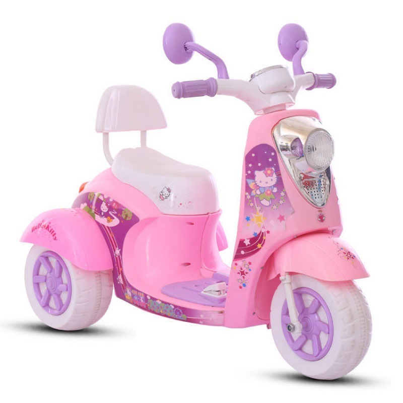 Wholesale Girl Kids Electric Motorcycle baby Motor 6V Battery Operated Toy Trike Ride On Car Toy