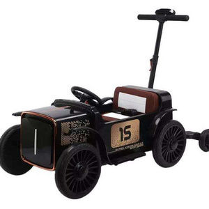 Wholesale factory electric car 12v toy car factory parents can control for children's ride on car tractor with trailer