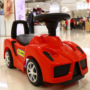 factory best price plastic children sliding car/kids slide toy car 4 wheels kids slide ride on car Popular