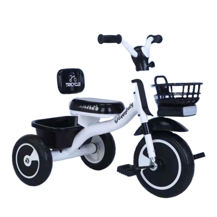 Ride on toys car new kids three wheels tricycle baby children trike kid tricycle with back seat