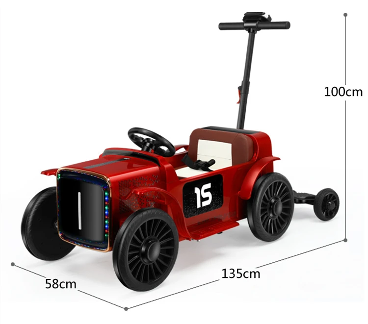 Hot sale kids electric car toy for sale 12V kids ride on tractor with trailer children electric ride on car remote control