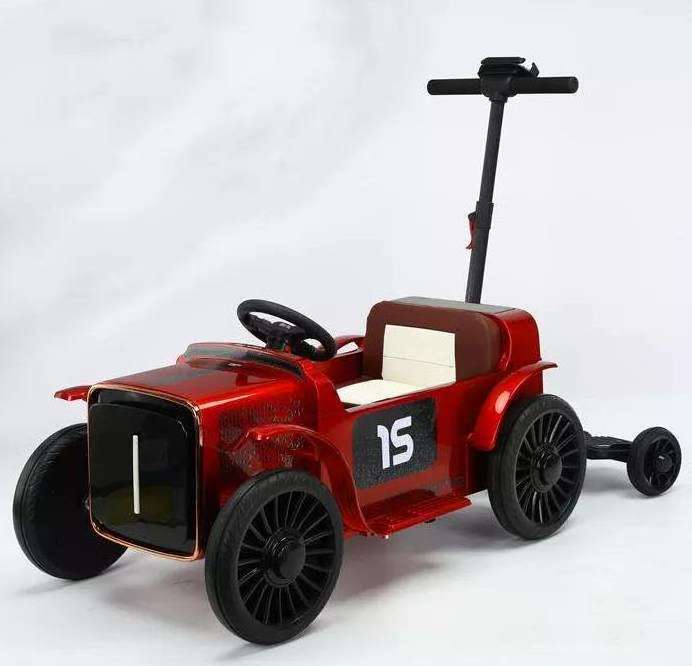 Wholesale factory electric car 12v toy car factory parents can control for children's ride on car tractor with trailer