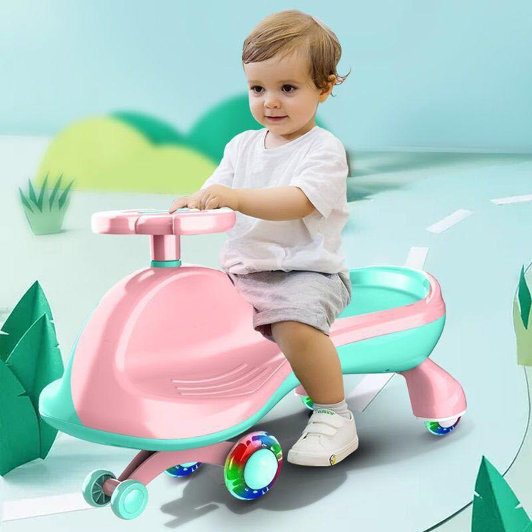 Wholesale Baby Twist Swing Car for Children toddlers Mini Swing Car Kids toys swing car