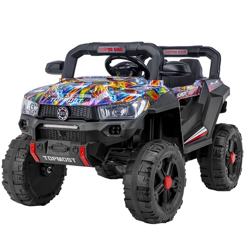 2 Seater Kids Electric Car Off Road Big Battery Children Baby Toy Cheap Price Luxury Plastic Unisex Ride-on Cars 5 to 7 Years