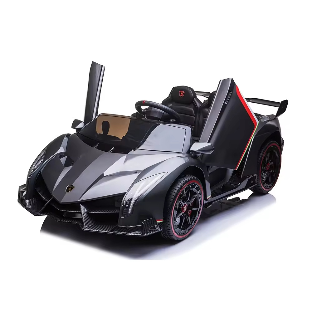 Newest Hot Lamborghini kids rid on car,12V Battery Rechargeable Remote Control Baby Ride On Toy Electric Car for 5-10 Years