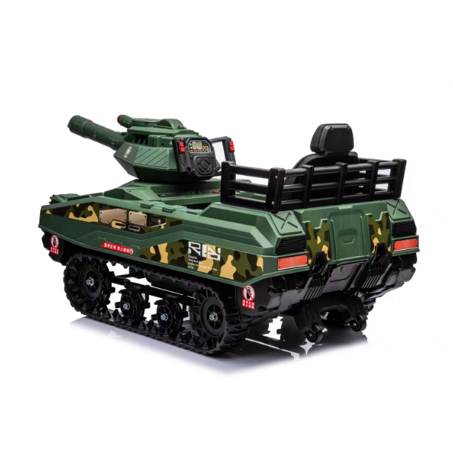 OYT New Model Double-drive Ride on Car 12v 24V Battery Operated kids Ride on Tank Car Fire with Shells