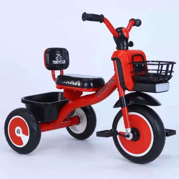 Ride on toys car new kids three wheels tricycle baby children trike kid tricycle with back seat