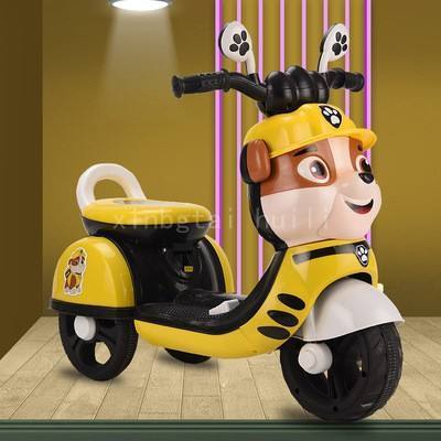 6V Ride on Car Toys Electric Motorcycle Battery Powered 3 Wheels Bike with LED Light Music Pedal for Toddler kids