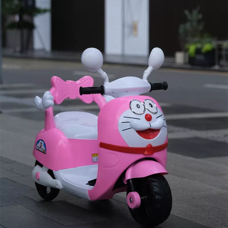 6V plastic kids electric motor car toy with light and musics Baby battery operated motorcycle