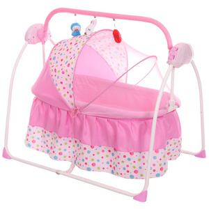 Hot Baby Infant Rocker Electric Cradle Chair Baby Swing Appease Recliner Bed Kids' Cribs Plastic Modern Bedroom Furniture Crib