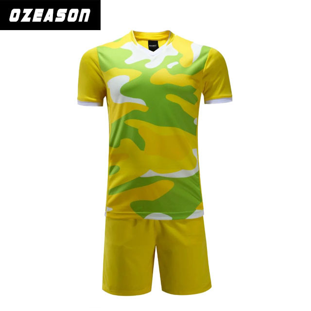 Personalized custom camo soccer jersey original design sublimation football training uniform