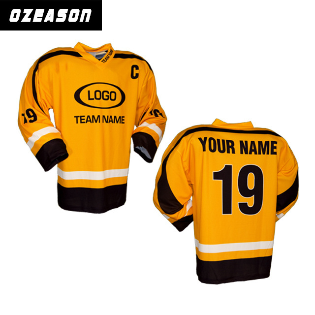 Cheap custom adults/kids plus size 5xl ice hockey jersey high quality mesh tackle twill hockey jersey