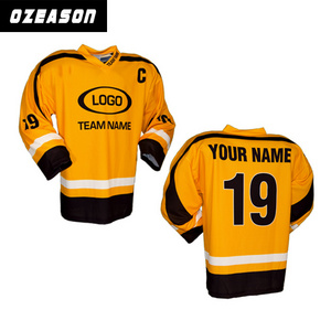 Cheap custom adults/kids plus size 5xl ice hockey jersey high quality mesh tackle twill hockey jersey