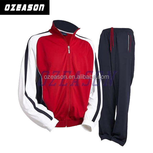 Hot Sale Custom Design Two Piece No Hood Velour Tracksuit For School Football Team With Big Discount